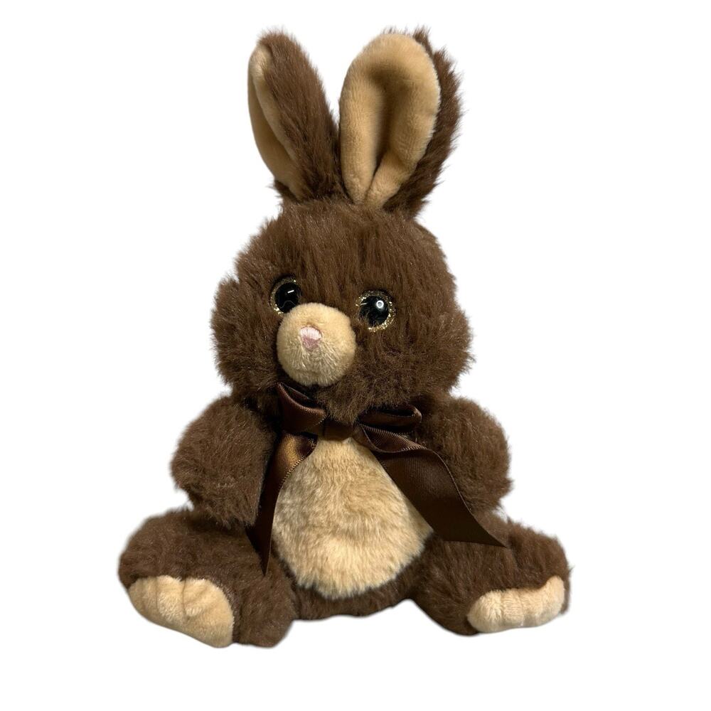 The Bearington Collection Lil Billie Small Brown Bunny Rabbit Plush Toy Soft
